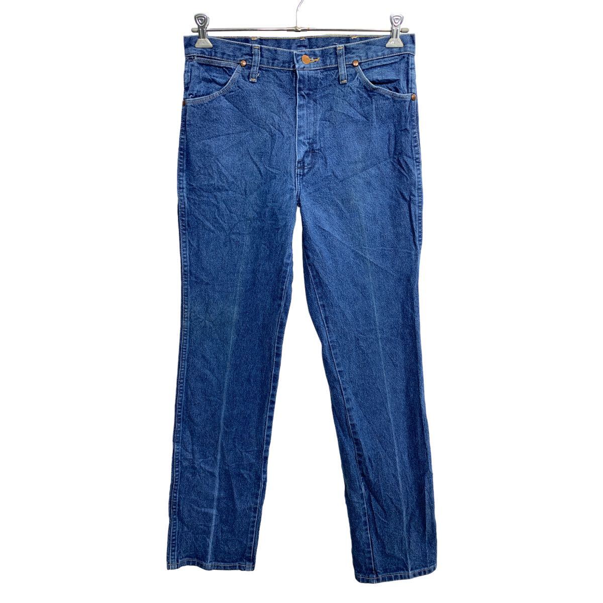 USA製 90年代 Wrangler ビンテージ デニム 33×34 90s 33×34】【90年代】【USA製】Wrangler ラングラー ストレート