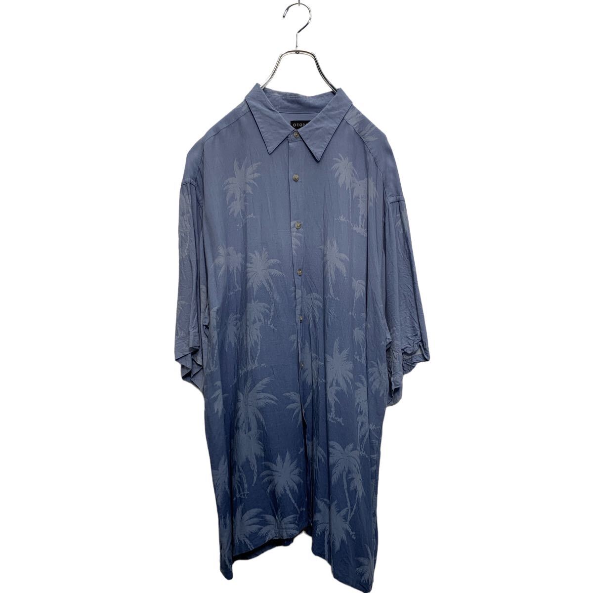 ○ USA古着卸 美品 半袖 ハワイアンシャツ アロハシャツ Ｌ 10枚 セット まとめ売り 柄シャツ 大きいサイズ コットン レーヨン シルク 半袖 アロハシャツ Lサイズ 半袖シャツ 総柄 ブルー ハワイ製 古着卸