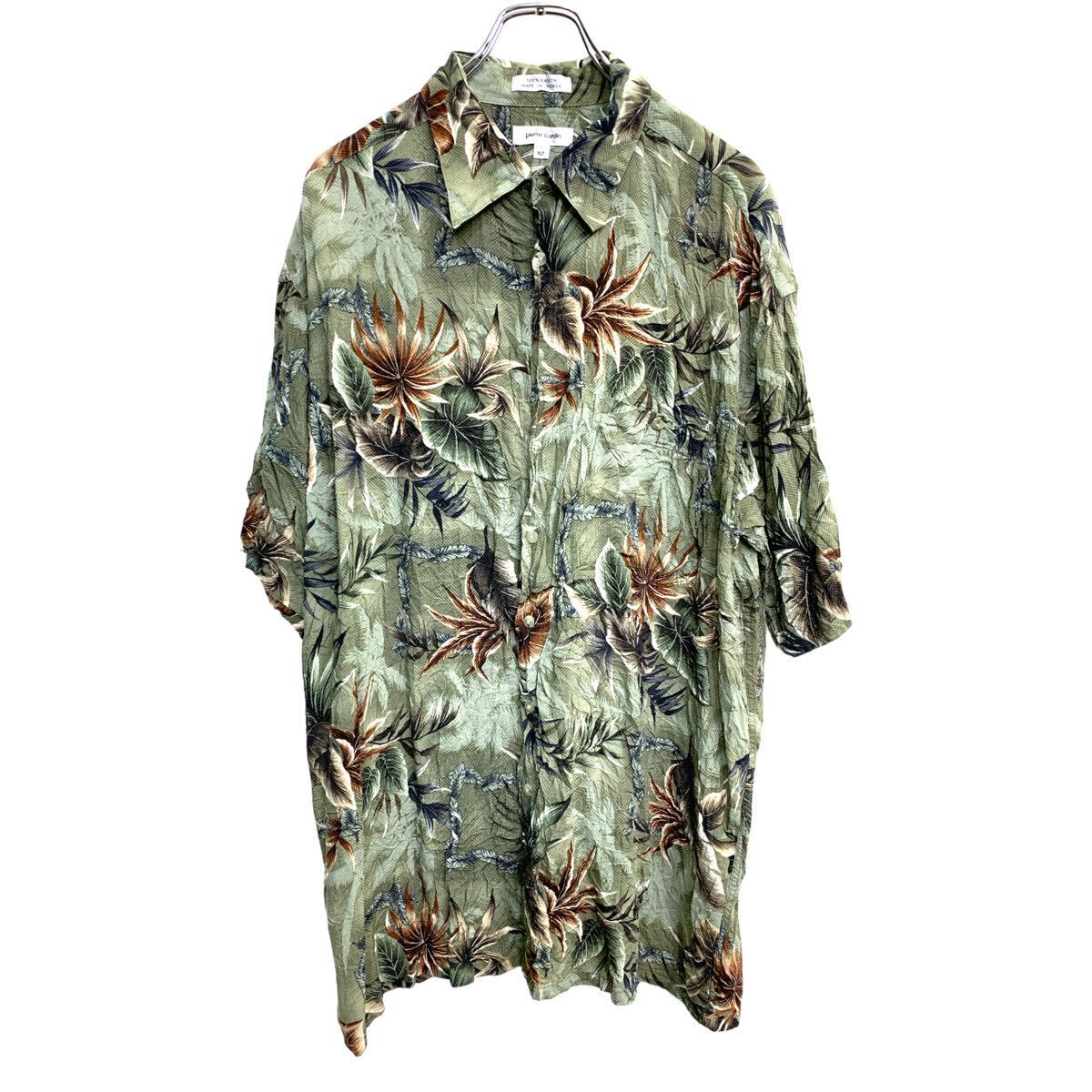 珍品！PierreCardin(FRA)ビンテージレーヨンアロハシャツ 11e7a984fac428daa72297f1353a24