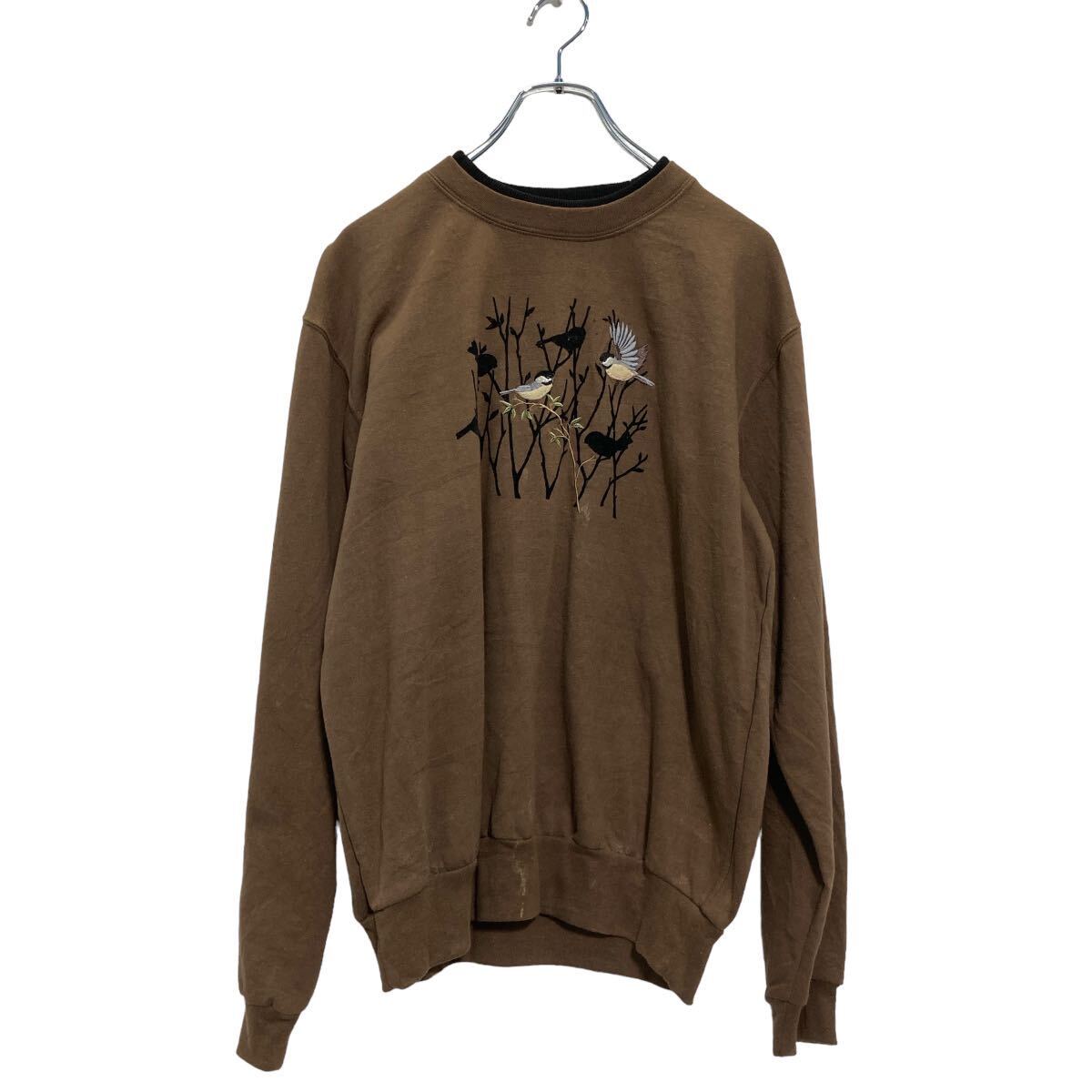 Mediam ミディアム スウェット M 黒 【古着】【中古】【送料無料】 CHROME HEARTS クロムハーツ サイズ:M 7-11 CREW スウェット