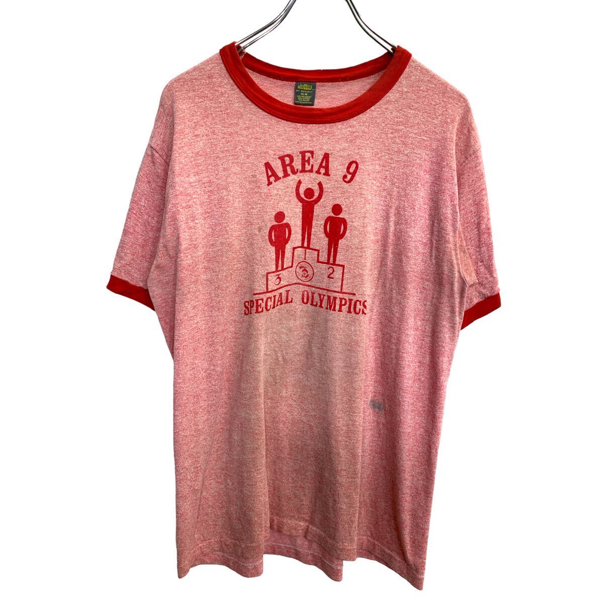 デットストック USA製 Tシャツ リンガー ラグラン 古着卸 まとめ売り ビンテージ リンガー Tシャツ USA製 シングルステッチ 100% コットン