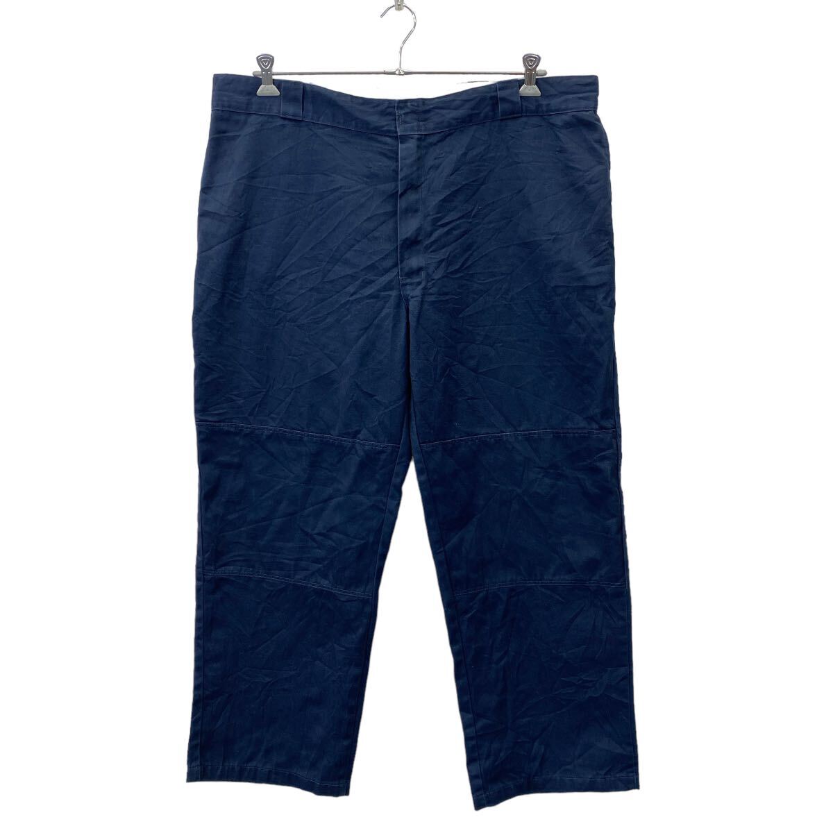 ３枚ディッキーズ　90s USA製 ネイビー　チノパンチビタグ　W48 L32 ディッキーズ 90s USA製 ネイビー チノパンチビタグ W48 L32