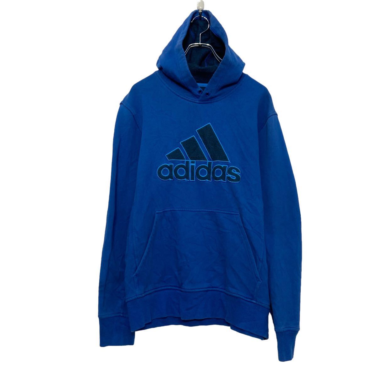 アディダス☆adidas プリントロゴ　パーカー　フーディー　3本ライン　古着 楽天市場】【中古】【古着】 adidas プリント スウェット