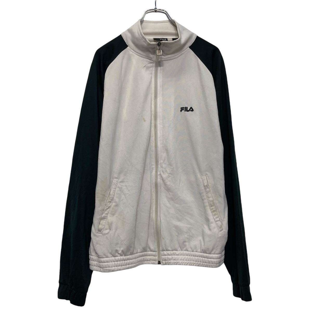 【FILA　フィラ】ビンテージ古着　ベロアジャージ　M　ホワイト 楽天市場】80s イタリア製 ビンテージ □ FILA フィラ 袖 脱着