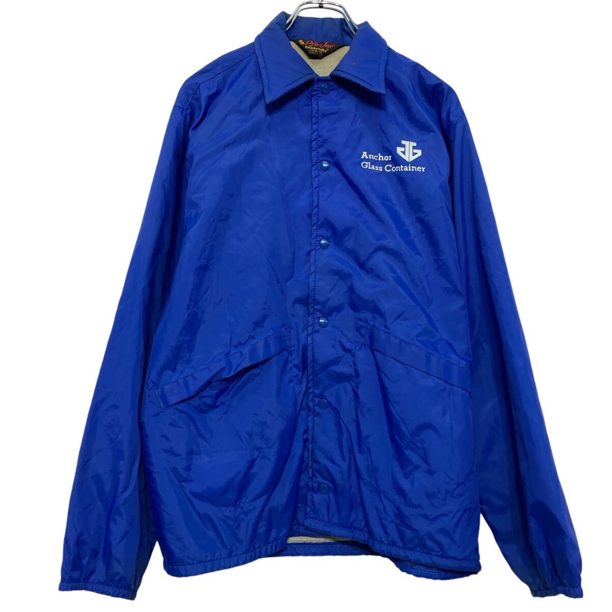 楽天市場】70年代 USA製 Pla-Jac ナイロン コーチジャケット 企業ロゴ