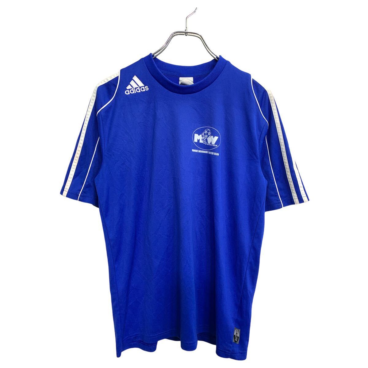 アディダス 東京サントリーサンゴリアス ノースリーブシャツ 古着 ロゴ ブルー adidas ロゴプリントTシャツ – 古着屋Top of the Hillのネット