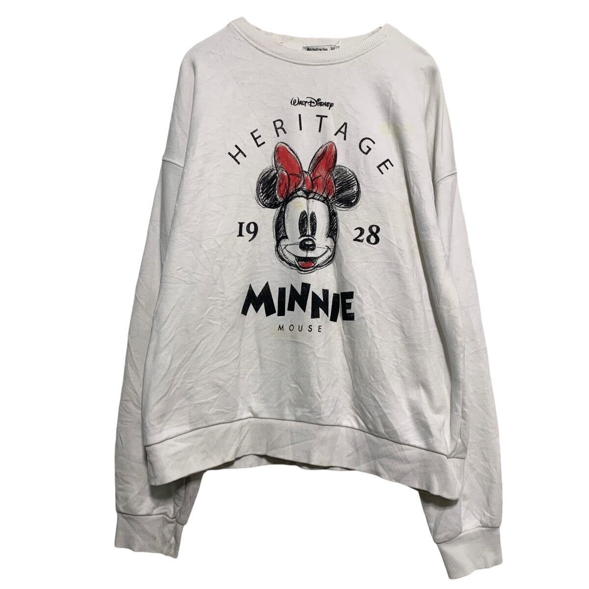 ジャージーズ　レディーススエットXL ミニーマウス Amazon | Disney レディース フィットTシャツ ミニーマウス