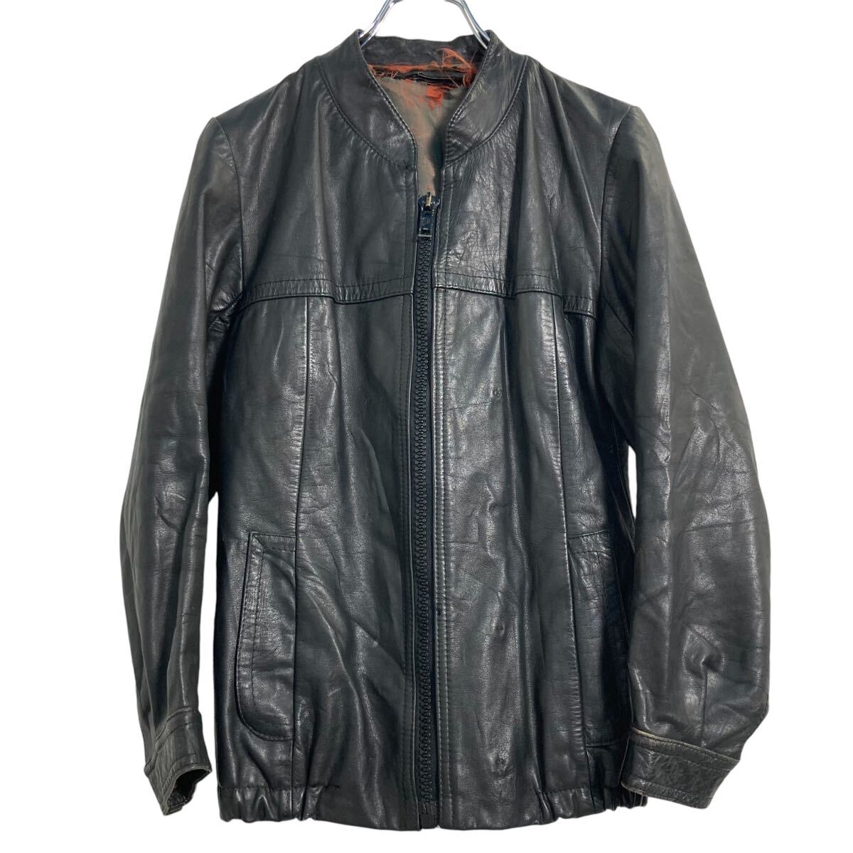 00s TMT 本革 レザー 中綿 ジップ ジャケット M 古着 00s TMT 本革 レザー 中綿 ジップ ジャケット M 古着（楽天市場