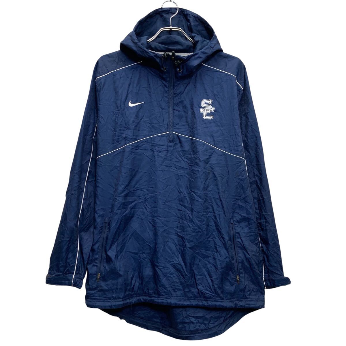 NIKE GOLF ハープジップ ナイロンジャケット L Y2K 90s 00s archive gimmick tech NIKE GOLF Half Zip Logo