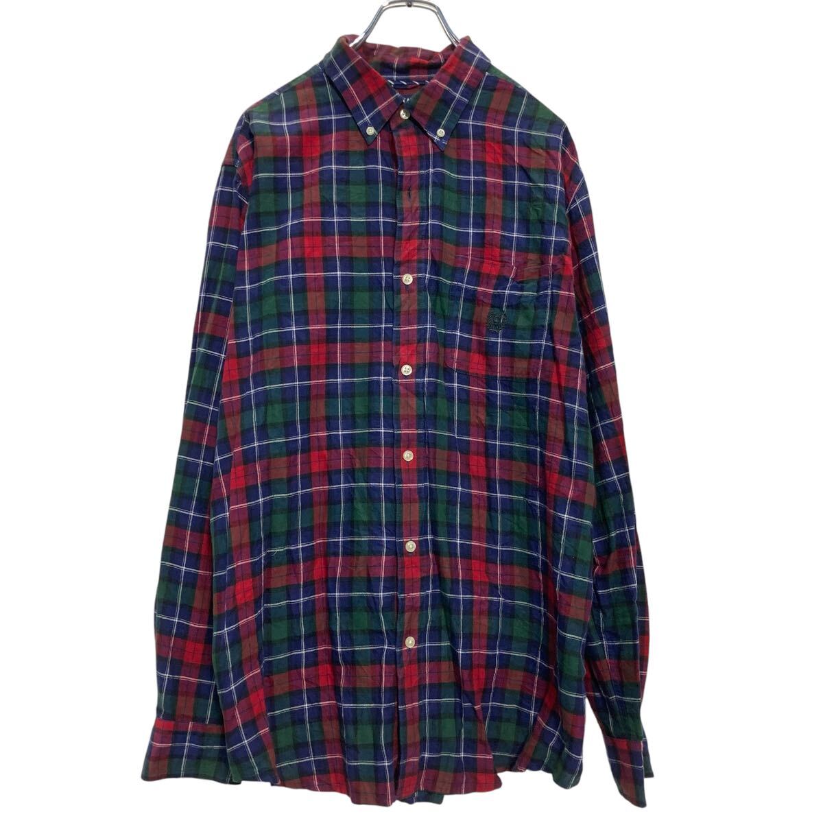 楽天市場】【中古】【古着】 CHAPS 長袖 チェック シャツ L