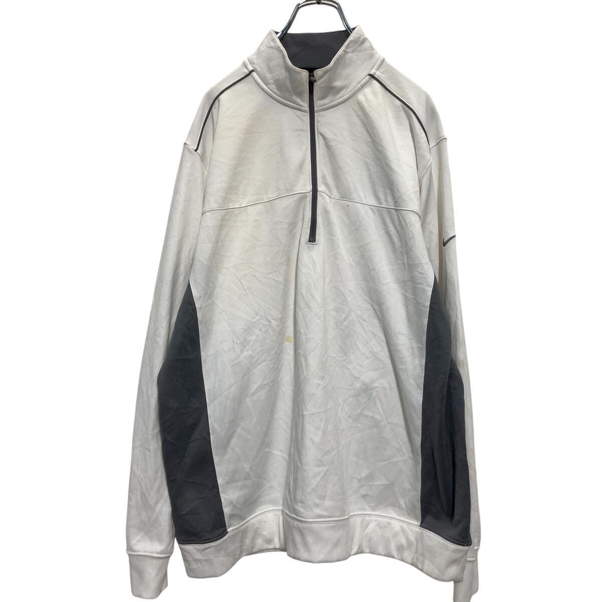 Jordan Golf ハーフジップ ナイロンジャケット グレー 中古・古着通販】NIKE (ナイキ) ハーフジップナイロンジャケット