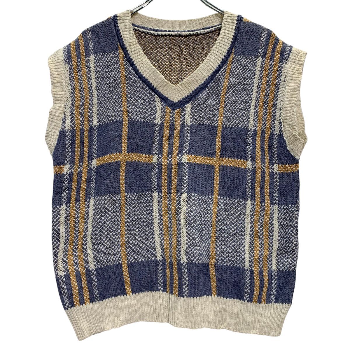 30s ヴィンテージ　ニットベスト 楽天市場】【MAX P8倍・20日楽天カード利用】1930年代 ニット ポケット