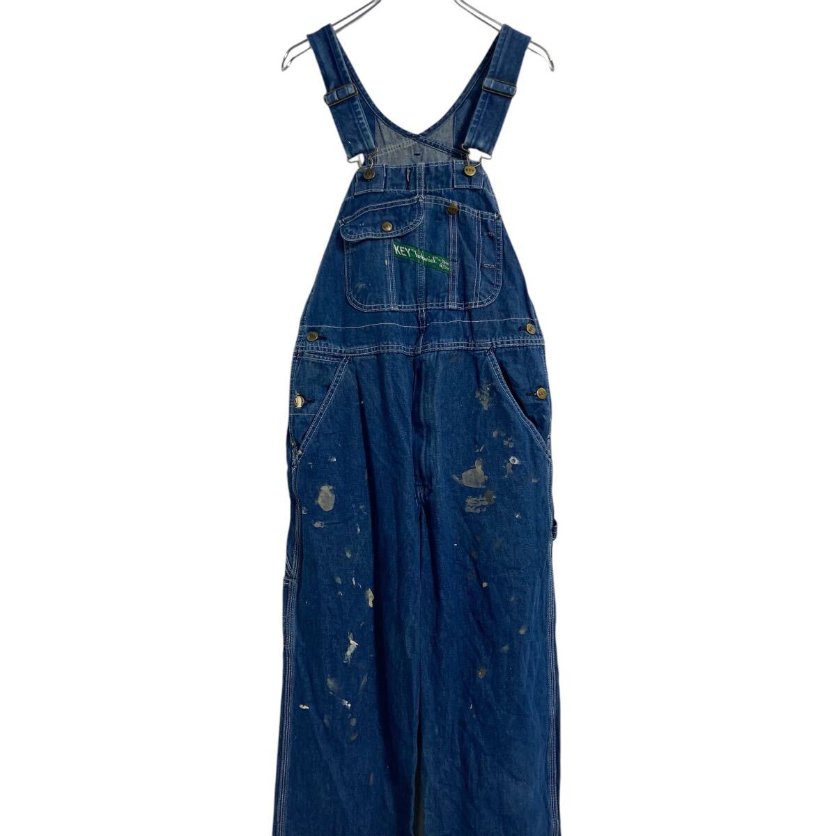 楽天市場】CHEROKEE オーバーオール サイズ表記 M ブルー デニム ロゴ