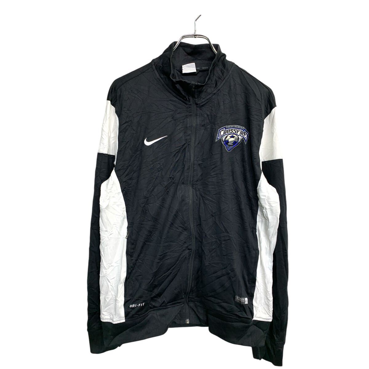 NIKE トラックジャケット　ジャージ　L 日本製 激レア NIKE ナイキ トラックジャケット ジャージ 紺タグ 80s