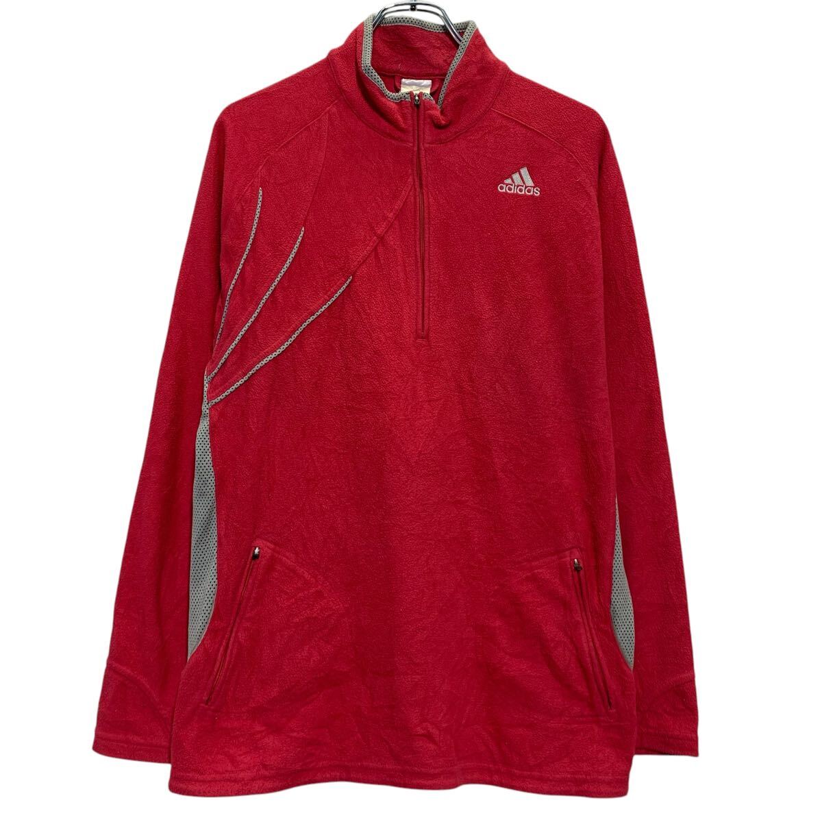 楽天市場】【中古】 adidas フリース ジャケット ハーフジップ