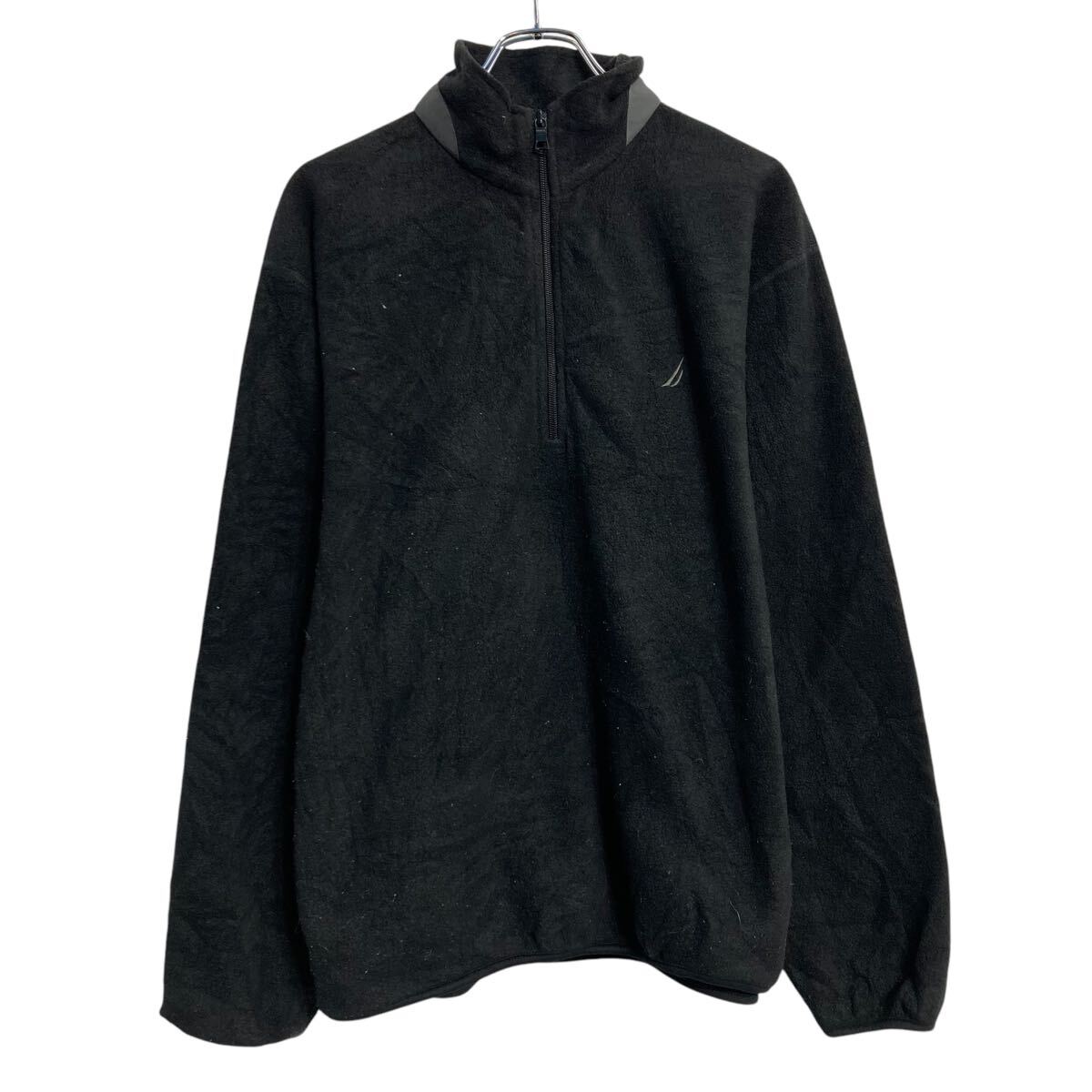 【美品】NAUTICA/ノーティカ フリース ダッフルコート XL ネイビー 紺 a609-5391_1.jpg