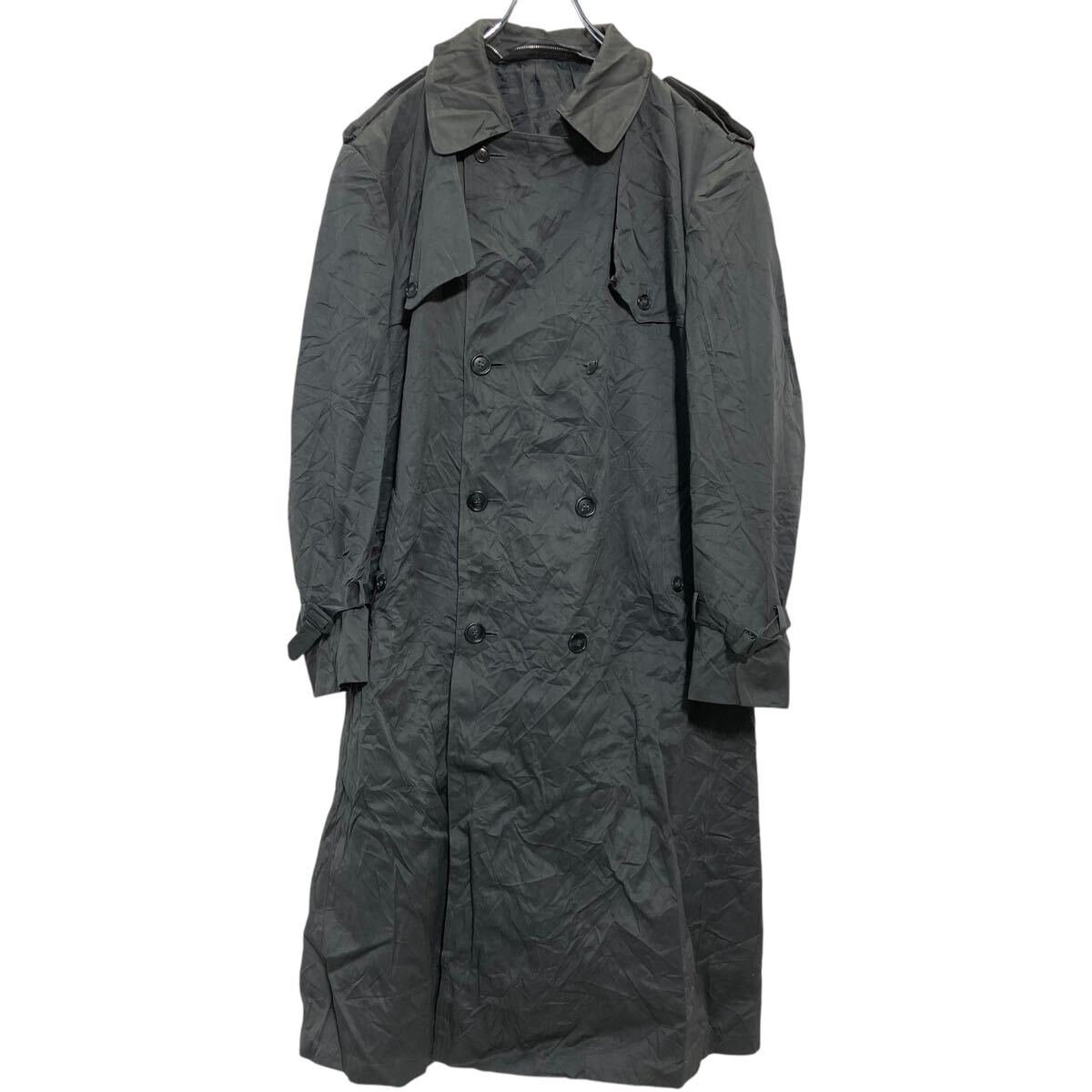 英国製 60s vintage レザーロングトレンチコート 古着 a603-5744_1.jpg