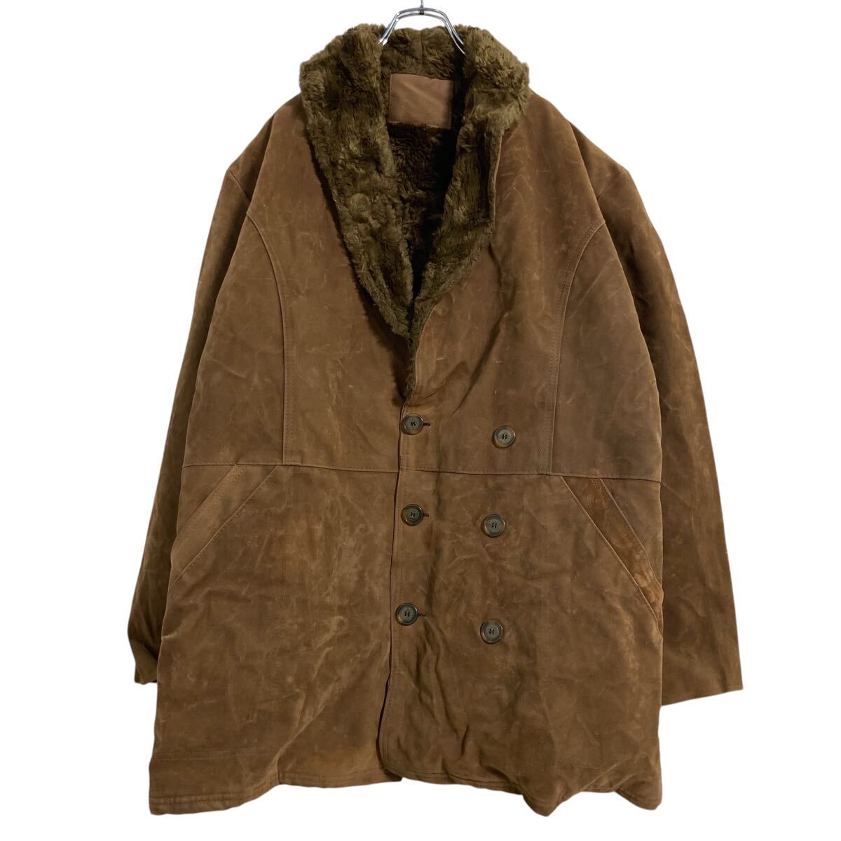 楽天市場】【中古】【古着】 リアルムートンジャケット Mサイズ位 羊革