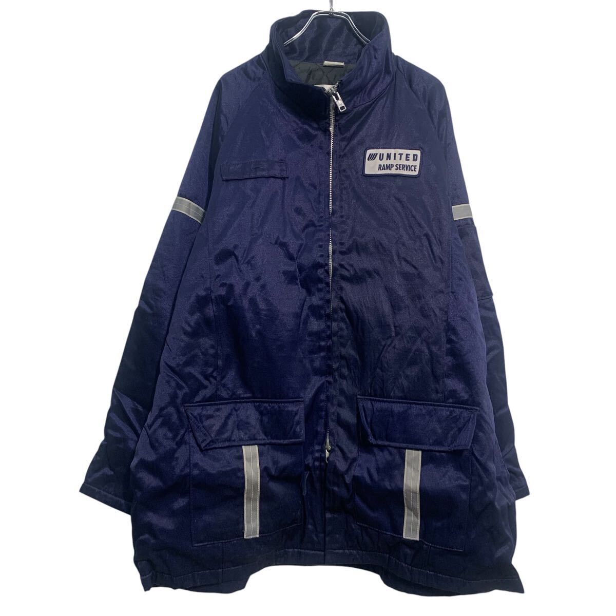 Alaska bay ダック アクティブジャケット ネイビー フェード XL 古着 