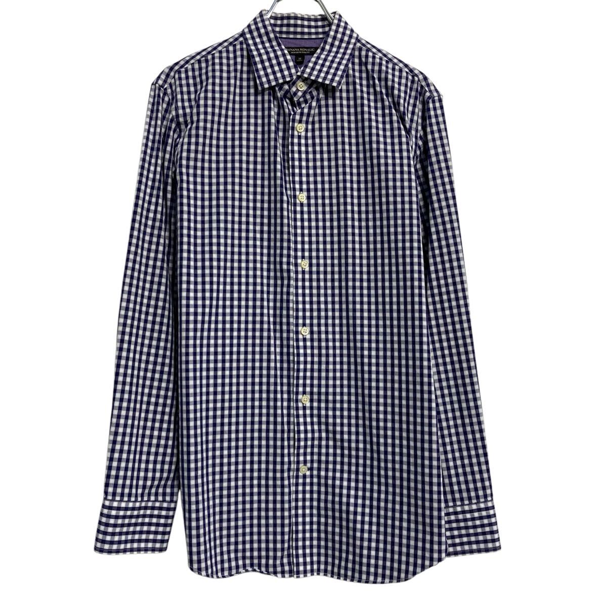 BANANAREPUBLIC チェックシャツ　XL バナナリパブリック 楽天市場】【中古】【古着】 BANANA REPUBLIC 長袖 シャツ L