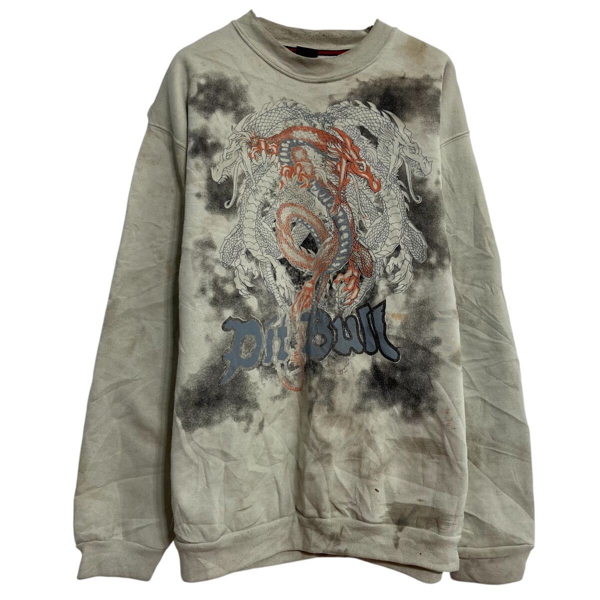 LON ロン 完売品！TWO SIDE SWEATSHIRT #04 LON(ロン) 「TWO SIDE SWEATSHIRT」 リバーシブルダメージ