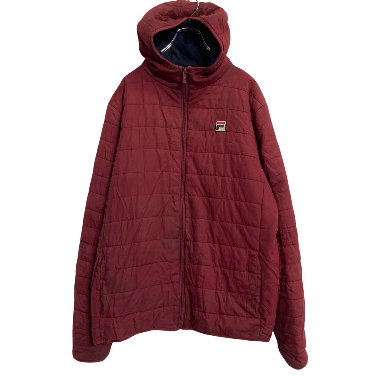 未使用FILA SPORT キルティングジャケット S 赤 フィラ FILA 80年代