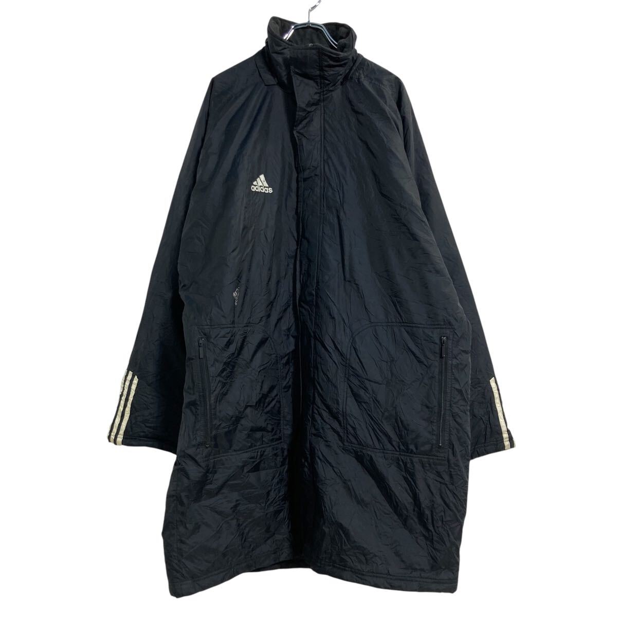 古着 adidas アディダス ベンチコート ナイロンジャケット スイス企業ロゴ 楽天市場】90年代 adidas アディダス ベンチコート ジャケット