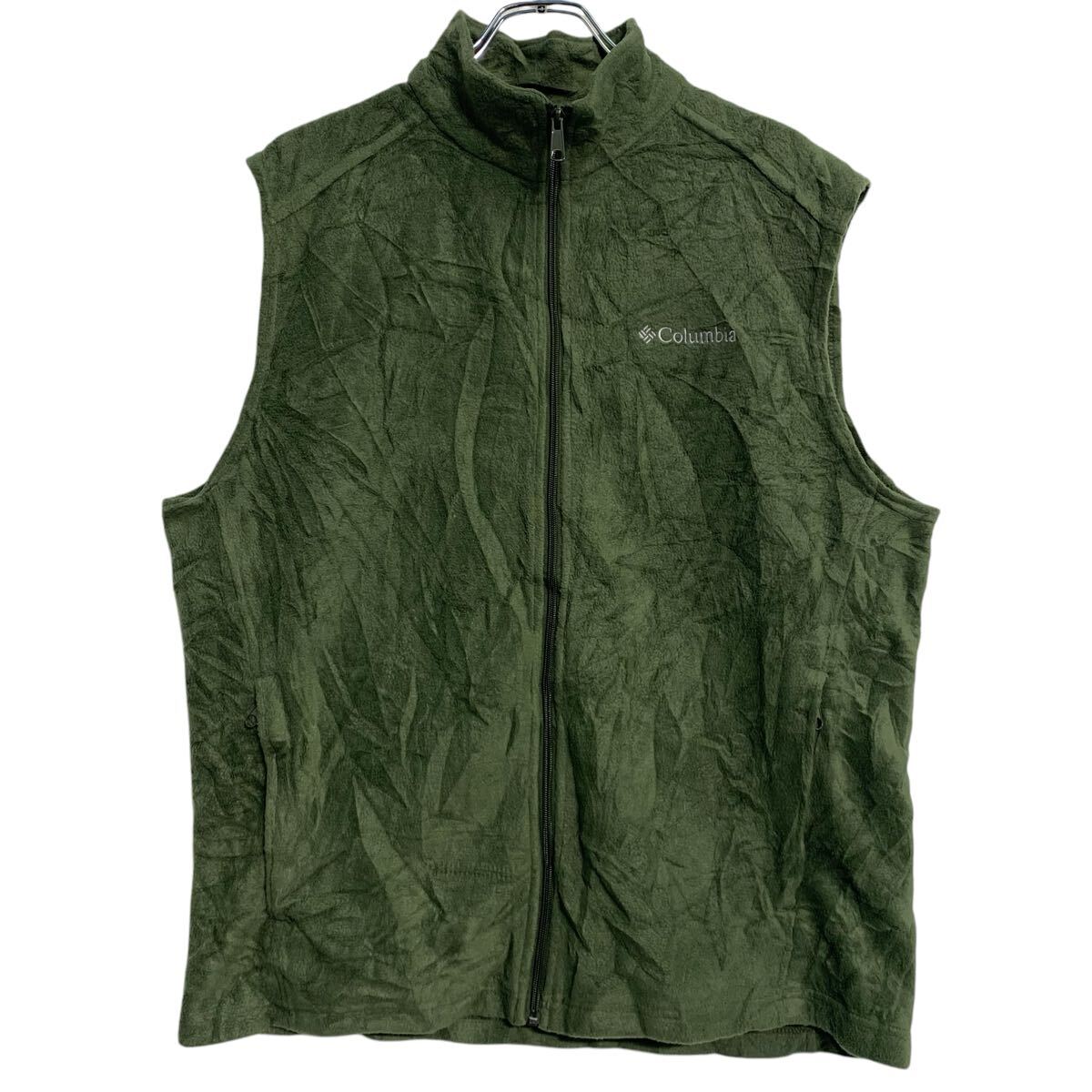 楽天市場】Columbia コロンビア フリース ベスト グリーン (メンズ L