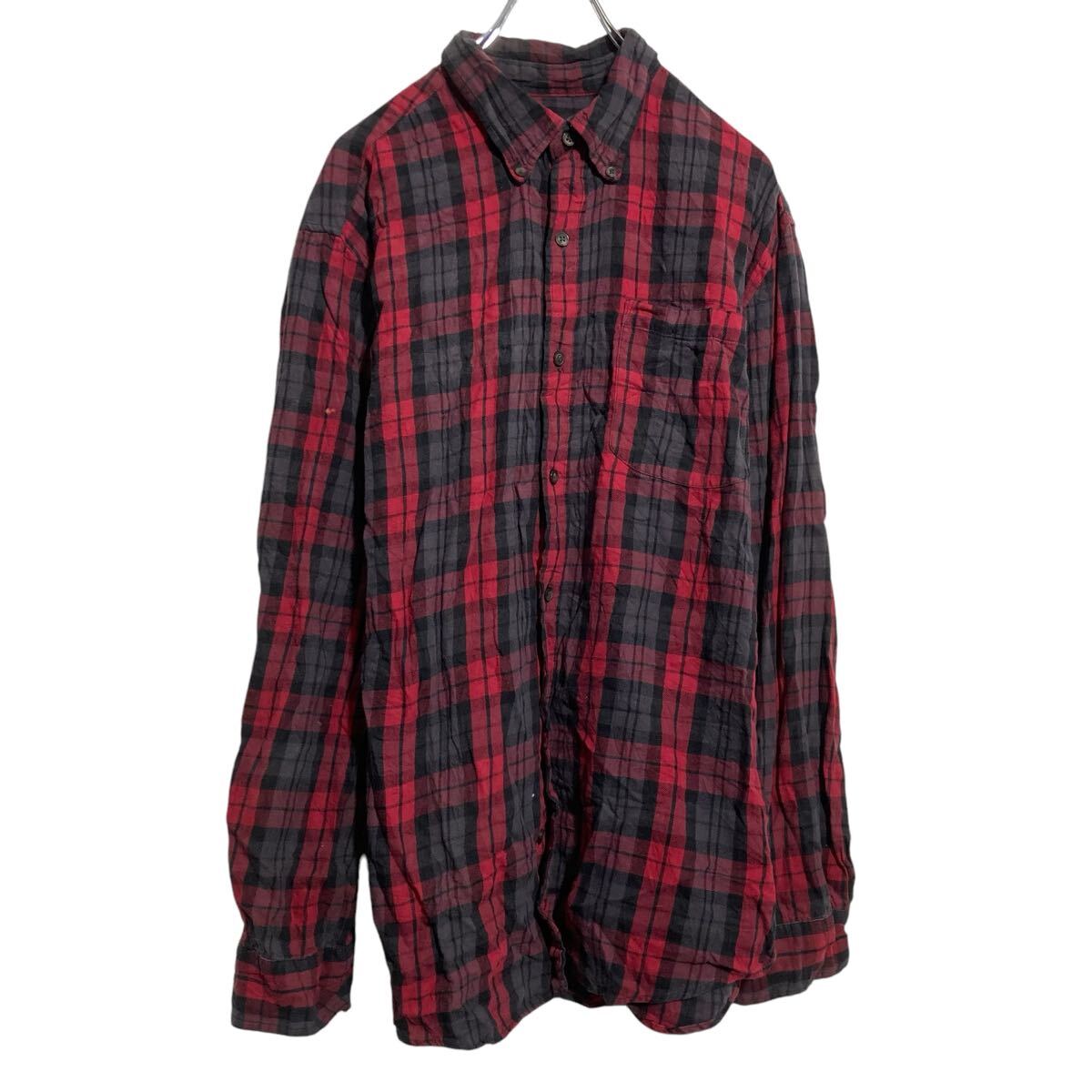 80sのセントジョンズベイのチェックウールCPO 80s-90s “ST. JHON'S BAY” check pattern wool shirt 80年代 90