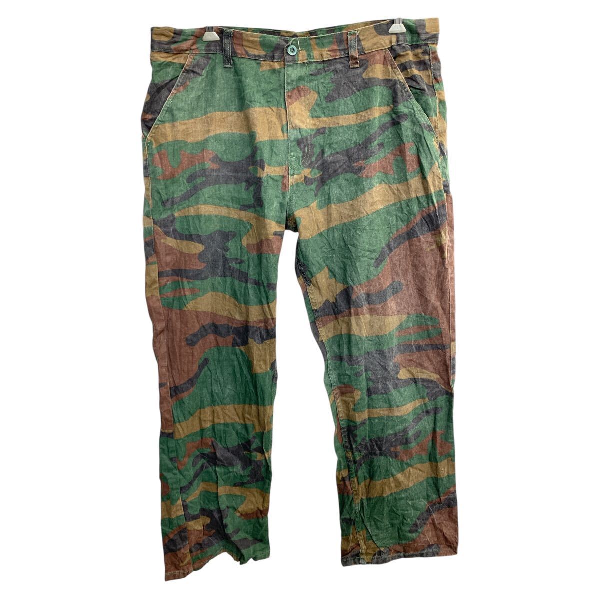 1940s シャンブレーパンツ ヴィンテージ 1940s Vintage French Work Pant Heavy Chambray Black