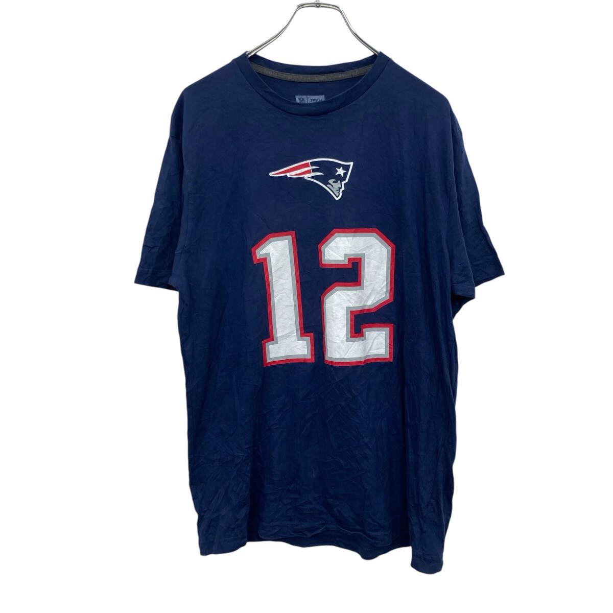 美品/NFL アメリカ製 ゲームシャツ XL レッド ヴィンテージ USA古着