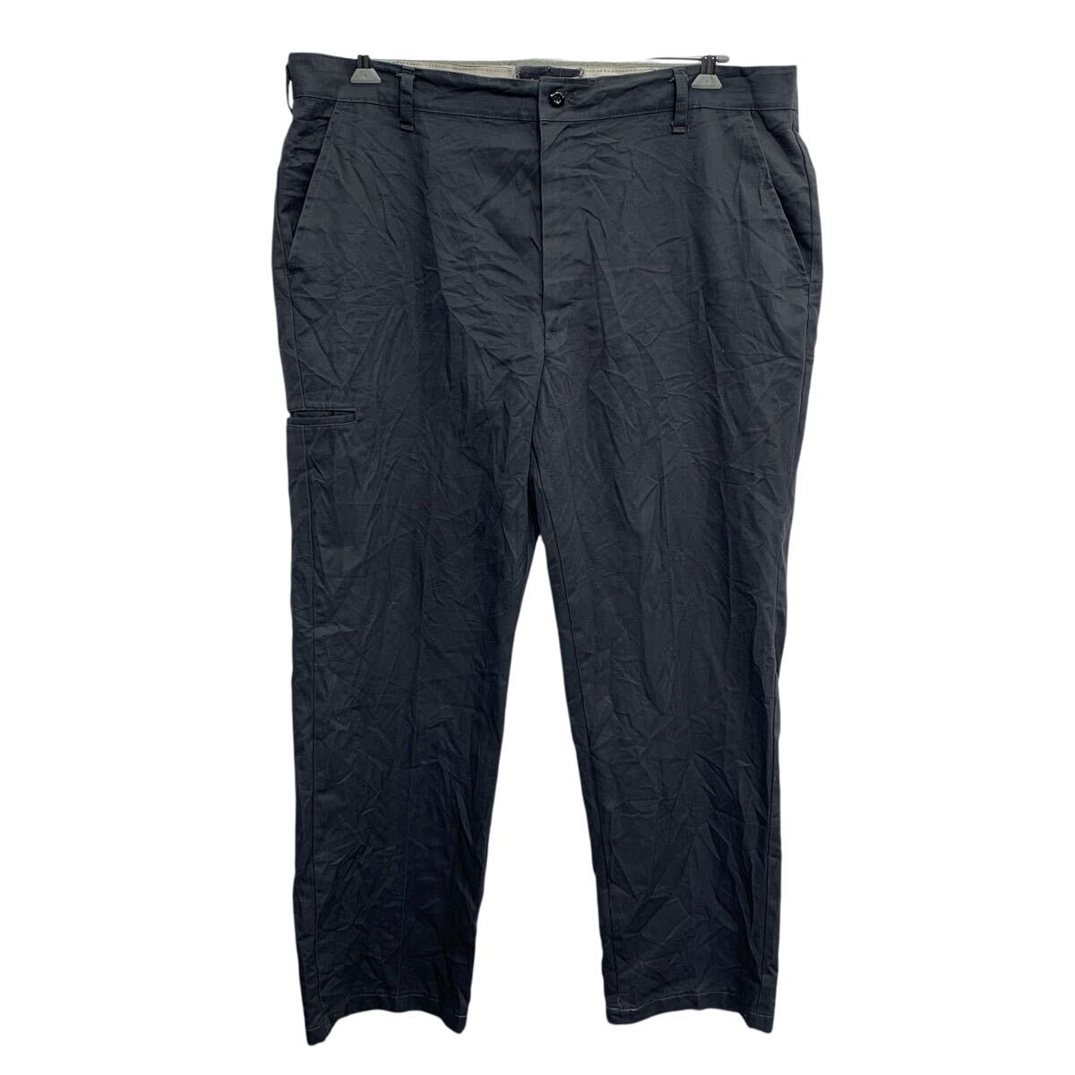 メキシコ製レッドキャップw36ワークパンツ古着極太パンツ黒ブラックボトムス中古品 メキシコ製レッドキャップw36ワークパンツ古着極太パンツ黒