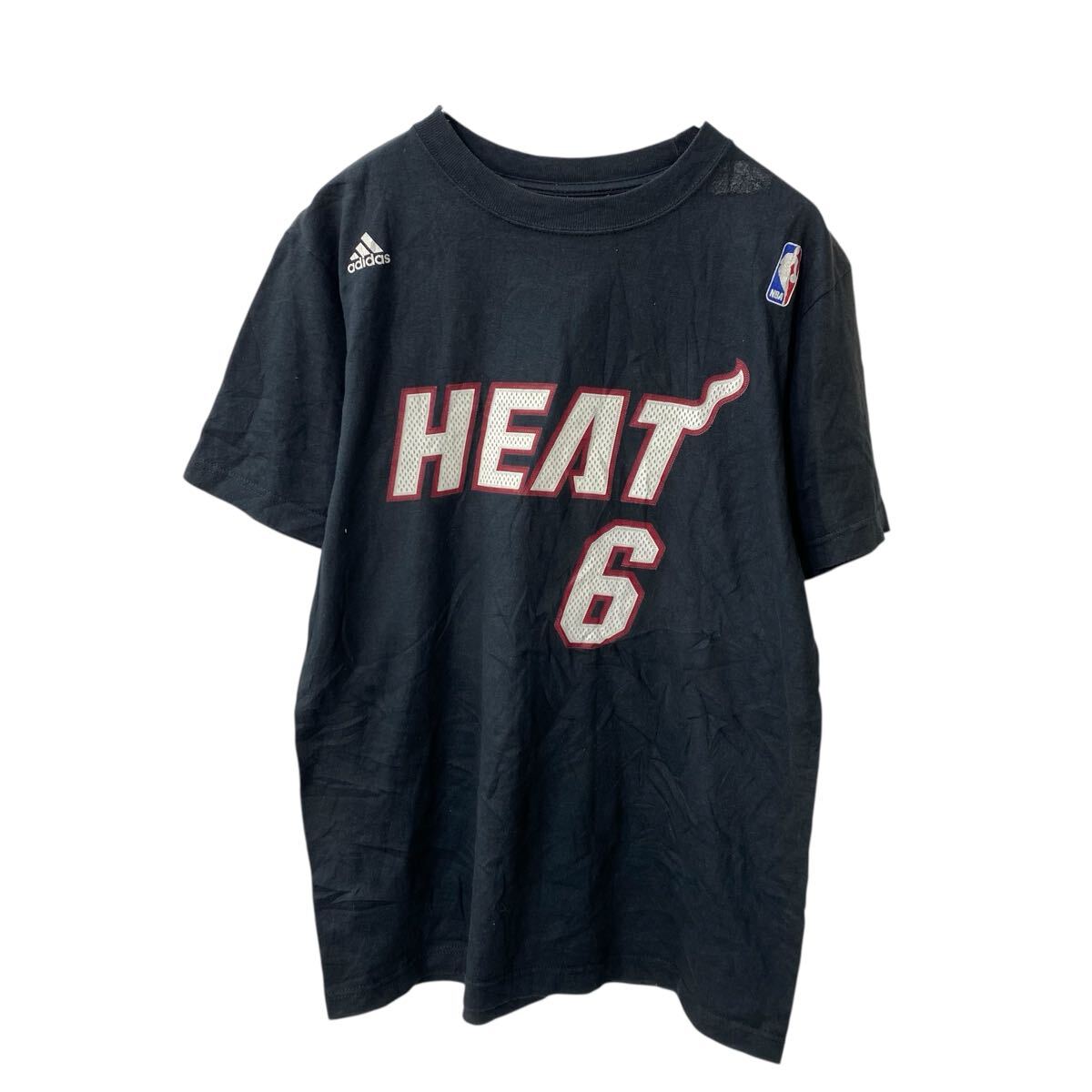 マイアミヒートNIKE NBA選手支給品UsedプラクティスTシャツMサイズ miami-heat-nike-essential-logo