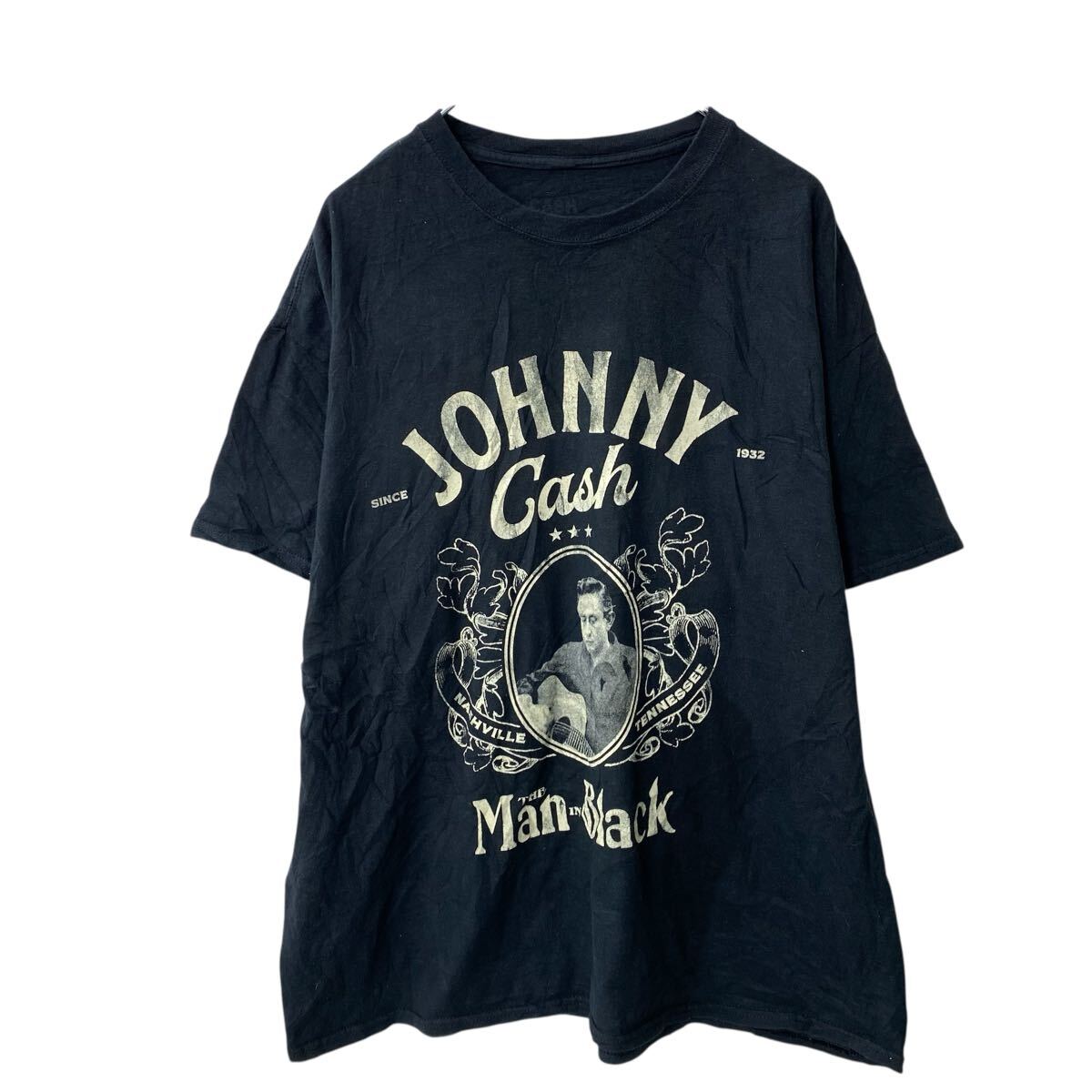 ジョニー・キャッシュ Tシャツ 黒 JOHNNY CASH ジョニーキャッシュ メンズ Tシャツ XL バンドT - メルカリ