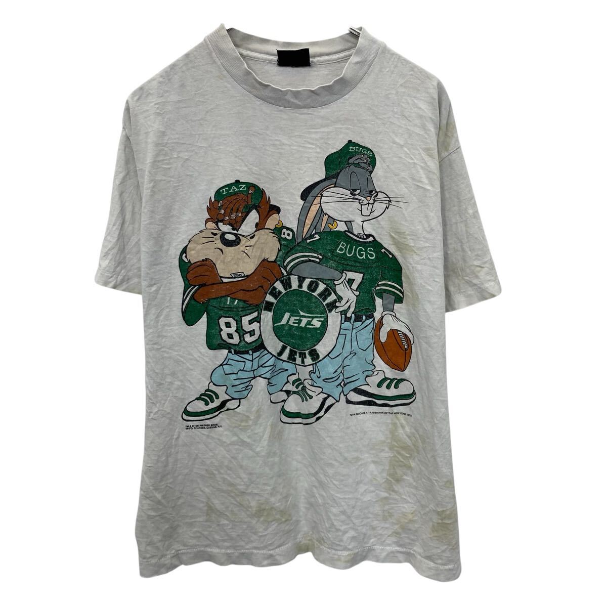 ヴィンテージ　ワーナー　シルベスター Tシャツ Vintage Looney Tunes T-Shirt Large Pocket Warner Bros Studio