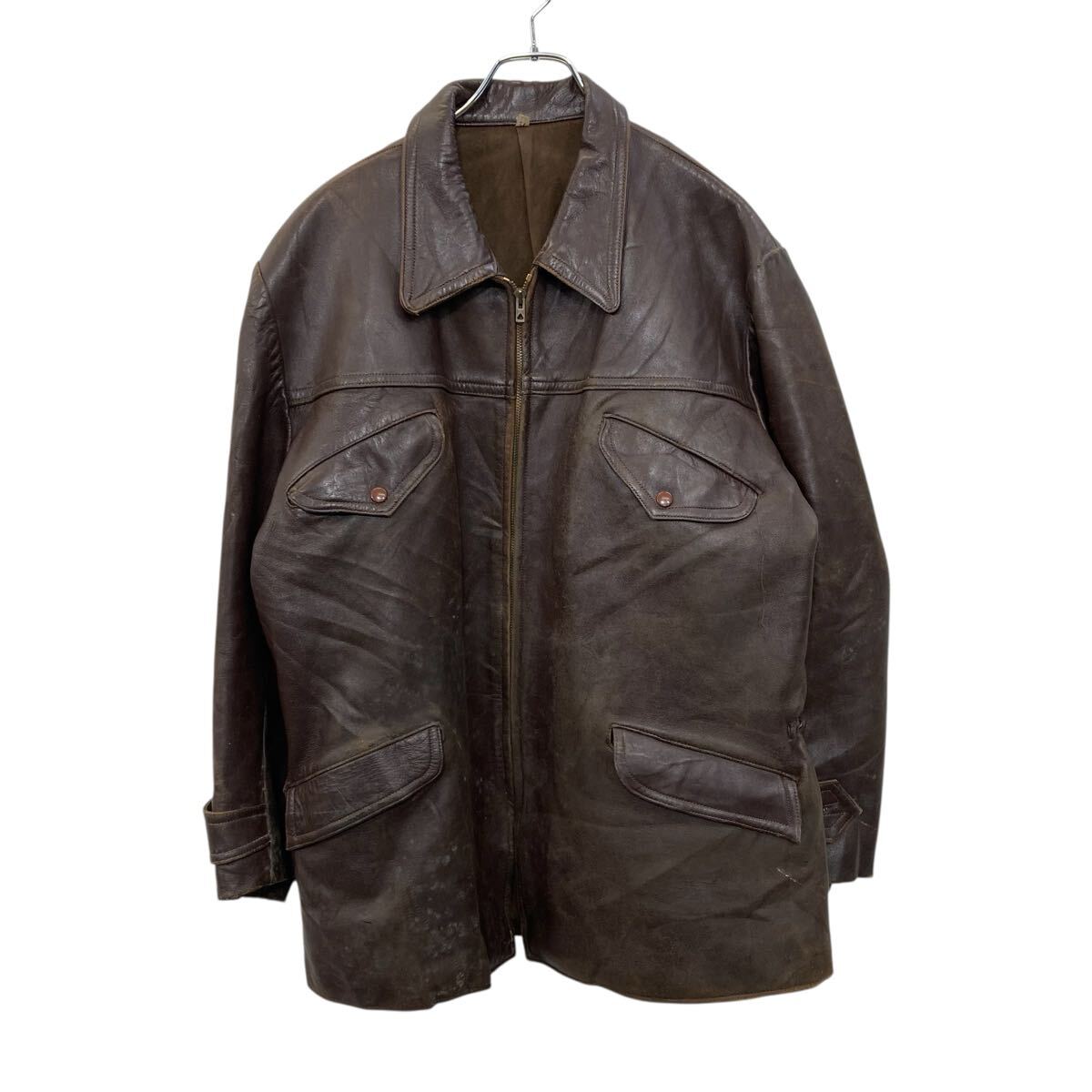 40'〜50'ブラックシャンブレーアトリエコート希少サイズフランス