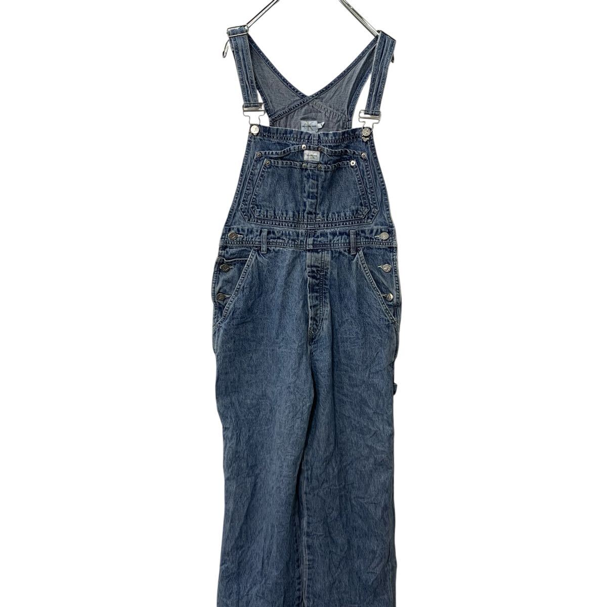 90s   カルバンクライン デニム カバーオール S 90s Calvin Klein Denim Hooded Coverall 濃紺 XL カルバン