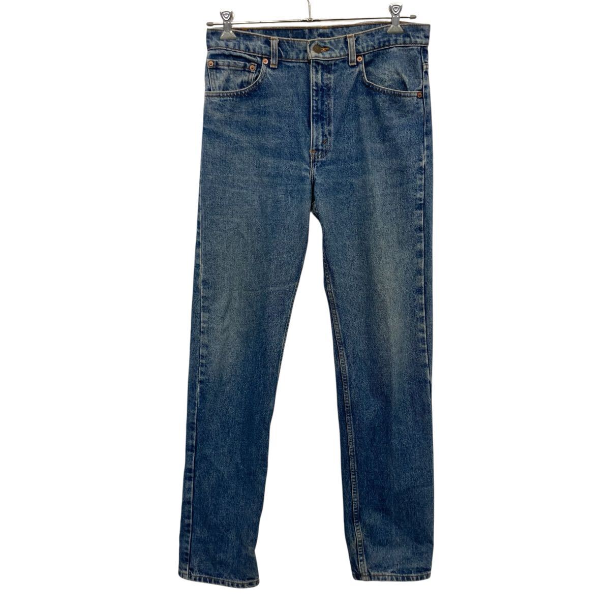 【中古】【古着】 Levi's 505 デニムパンツ W33 ブルー リーバイス ジップアップ 96年製 ジーンズ アメカジ カジュアル 古着卸 アメリカ仕入 2506-1238