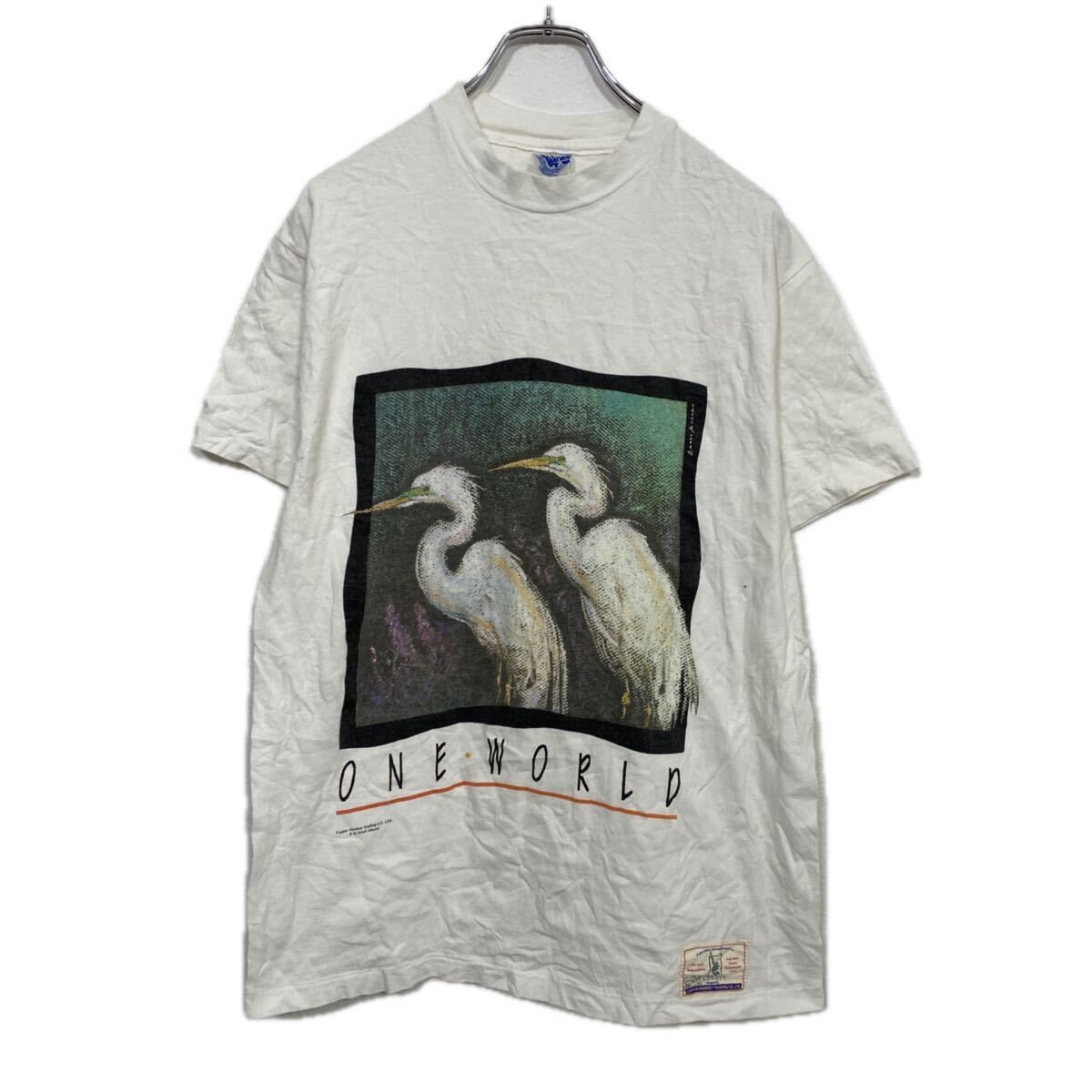 【中古】【古着】 Hanes BEEFY-T 半袖 プリントTシャツ M ヘインズ メキシコ製 Errol Ahearn 古着卸 アメリカ仕入 a708-5225