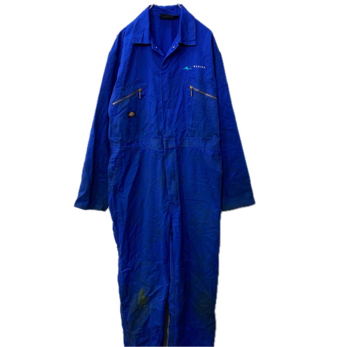 楽天市場】古着 Dickies ディッキーズ 80s 白タグ つなぎ 38 ネイビー