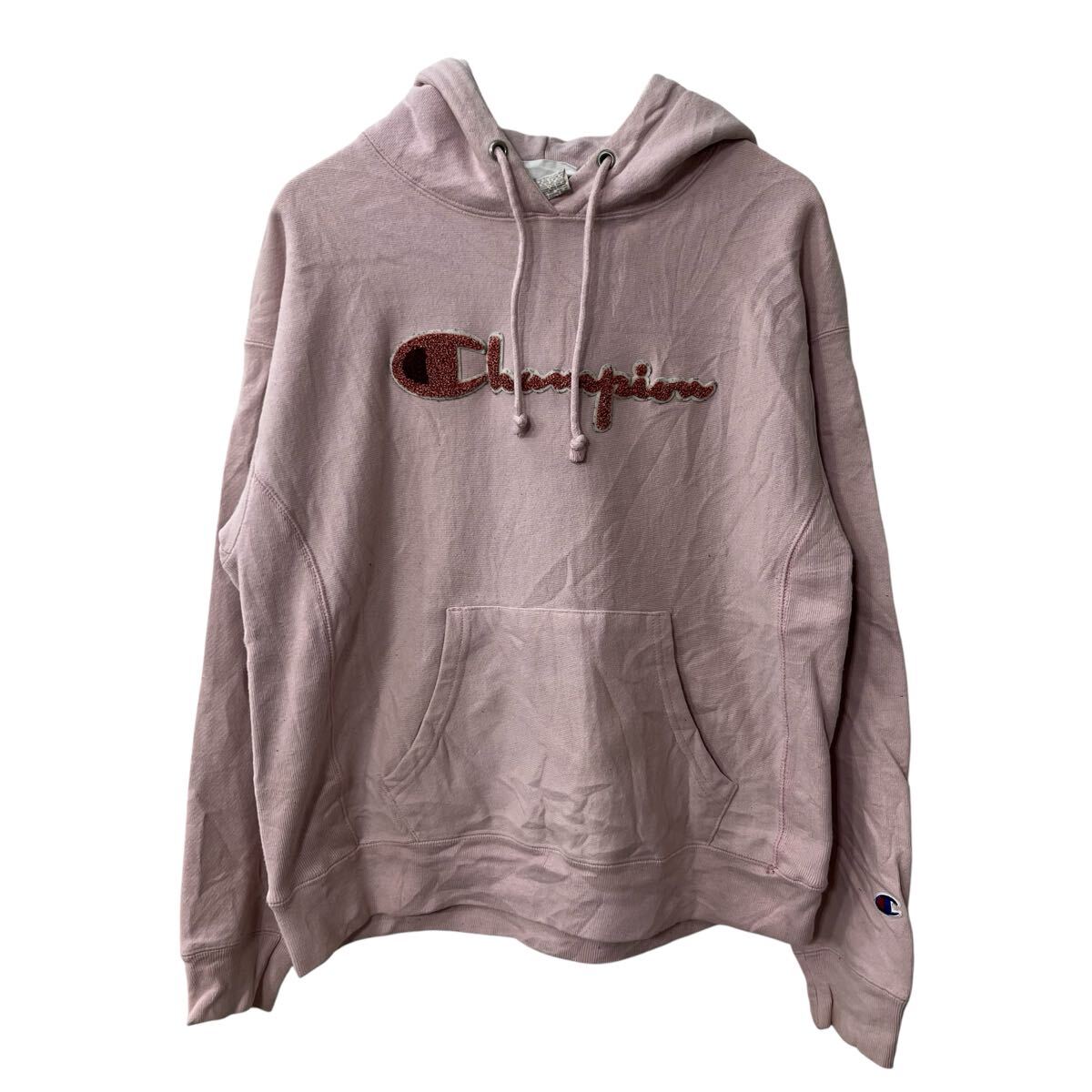 チャンピオン リバースウィーブ スウェット　パーカー　セサミストリート　エルモ Champion（チャンピオン）の「【CHAMPION×セサミストリート】RW