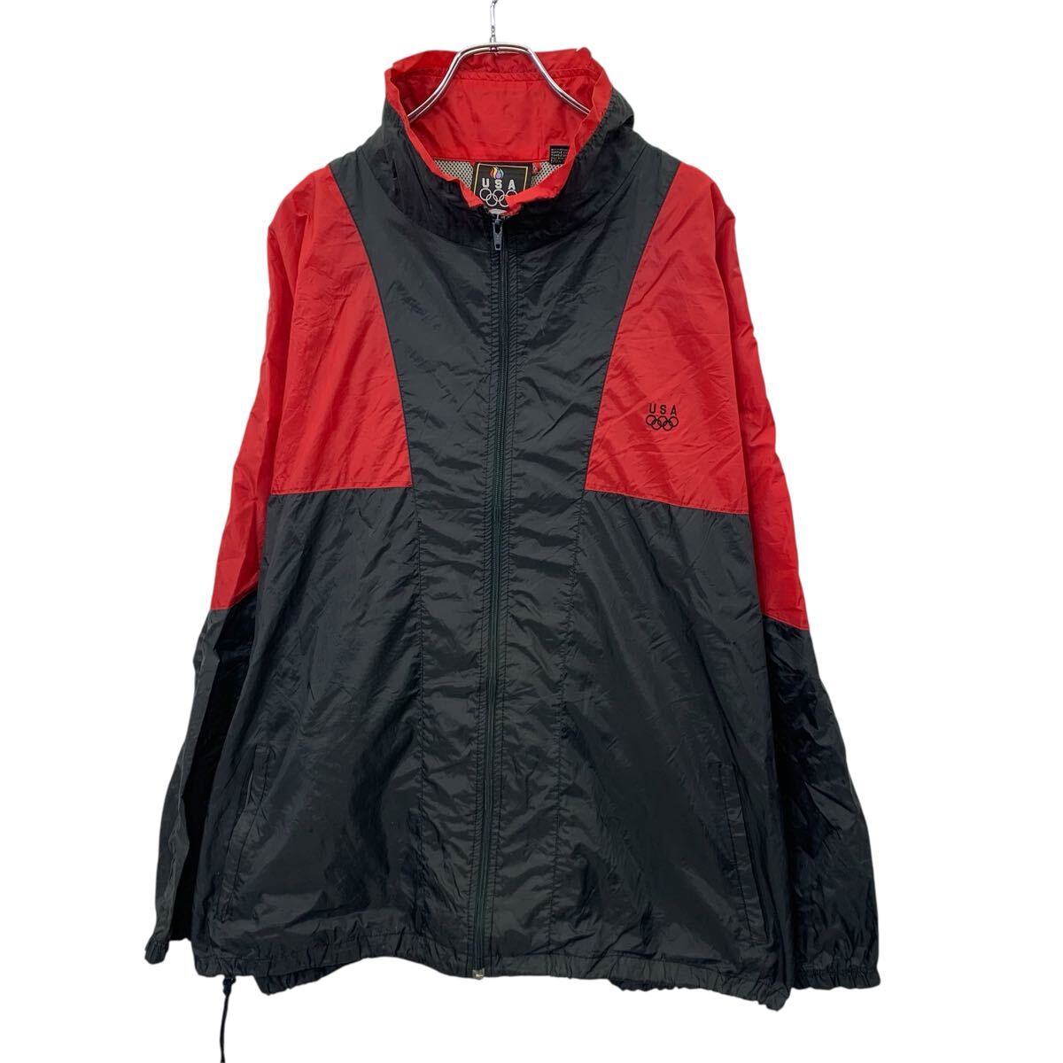 楽天市場】ナイロンジャケット ブラック 刺繍 黒 80's 80年代