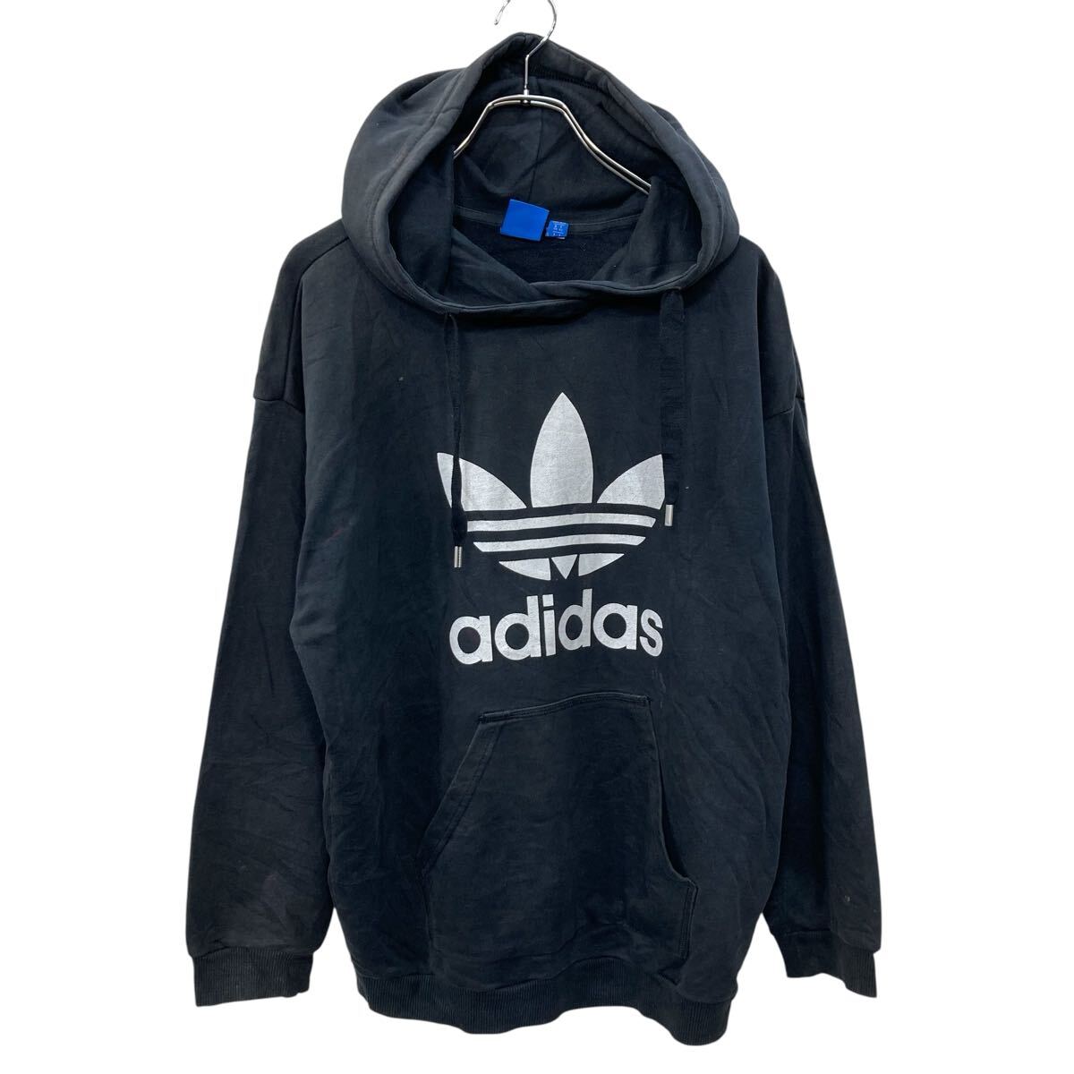 楽天市場】【中古】【古着】 adidas ロゴ スウェット パーカー S