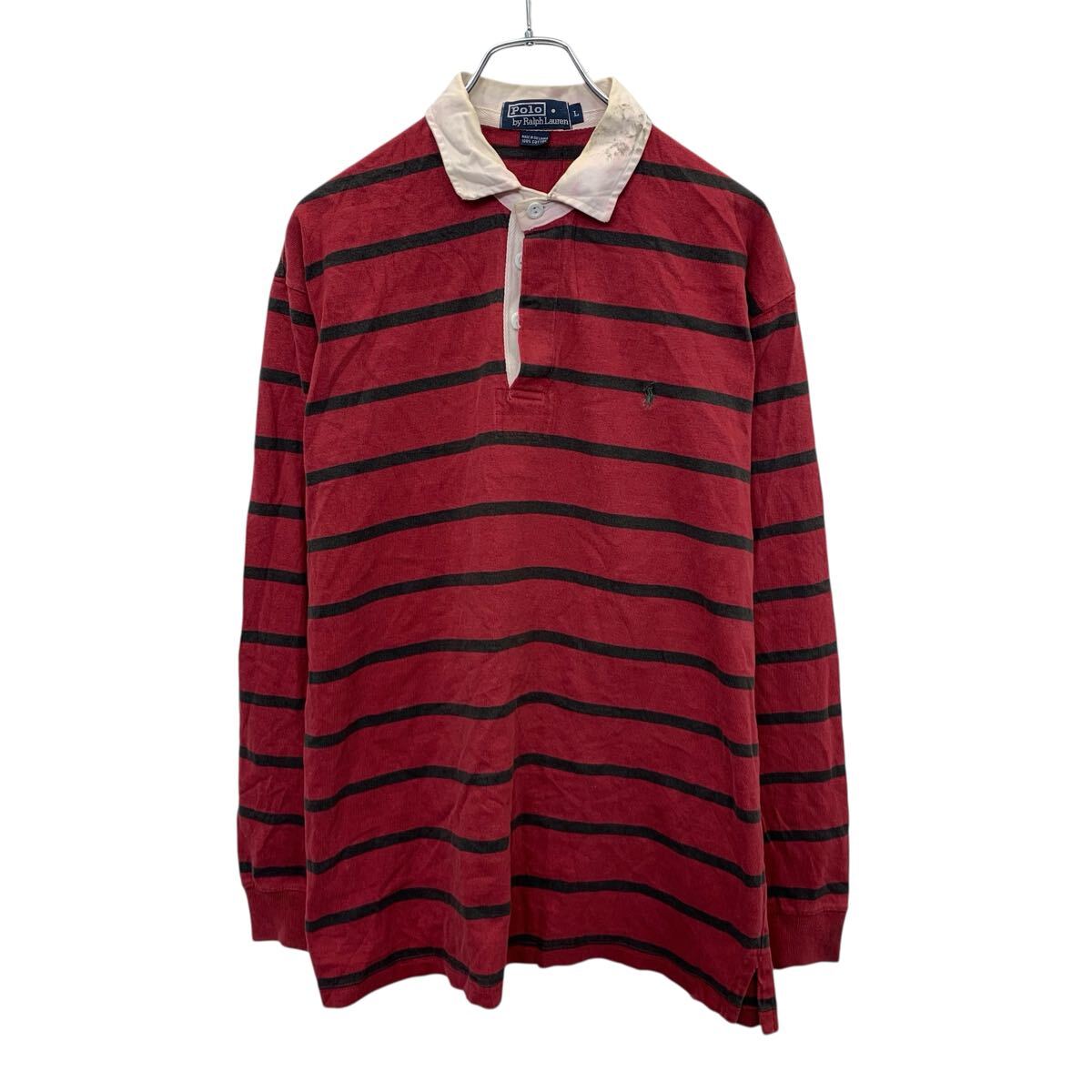 楽天市場】ラルフローレン ラグビー ボーダー 長袖 ポロシャツ S