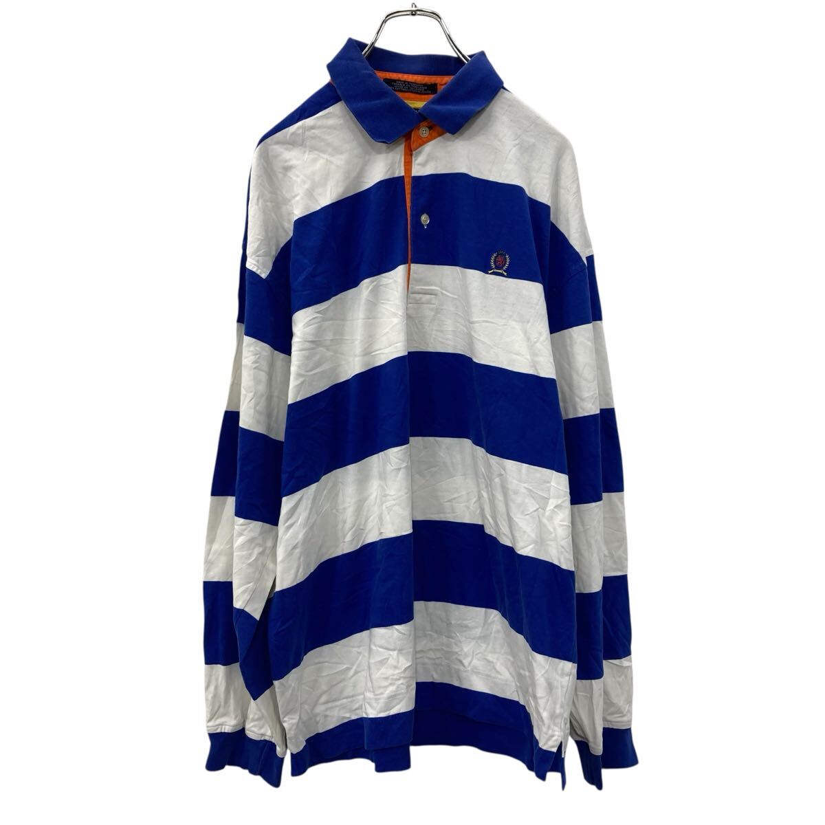 楽天市場】【中古】【古着】 TOMMY HILFIGER 長袖 ボーダー ラガー