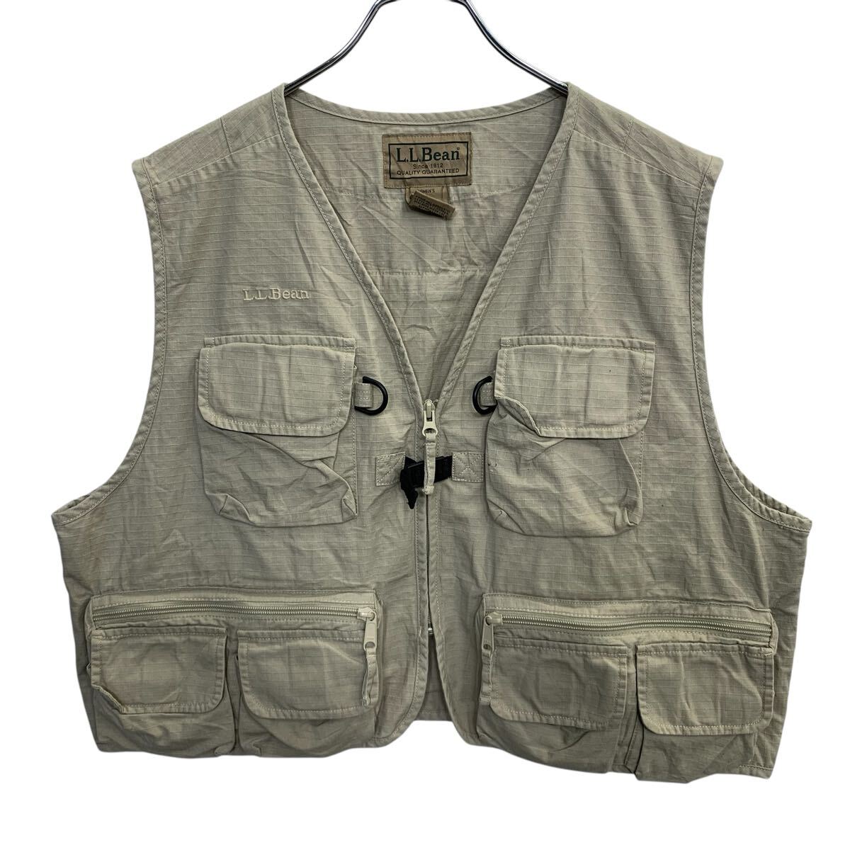 90s LLBEAN フィッシングベスト Mサイズ ベージュ 多ポケット 90s LLBEAN フィッシングベスト Mサイズ ベージュ 多ポケット L.L.Bean