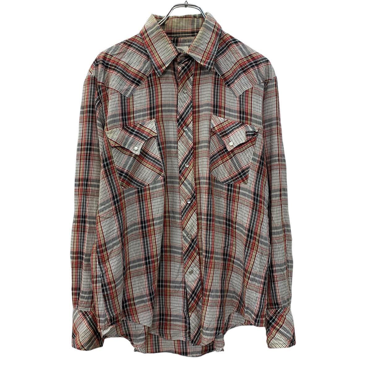 楽天市場】1970年代miller ミラーストライプ ウエスタンシャツ【古着