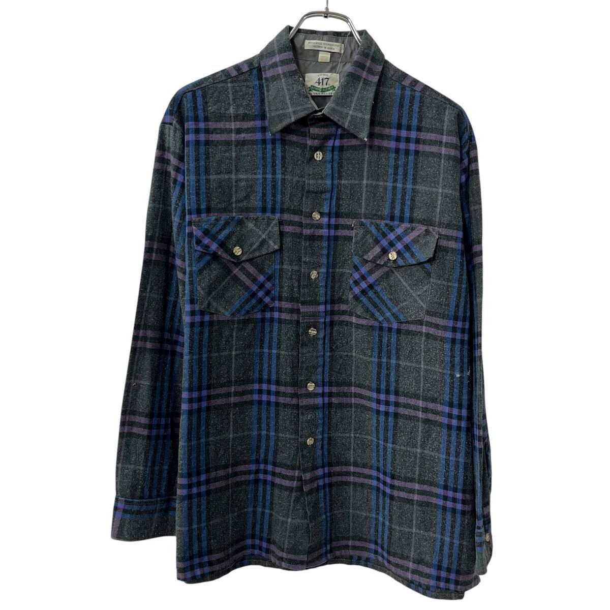 楽天市場】VAN HEUSEN フェイク スウェードシャツ サイズ表記 M