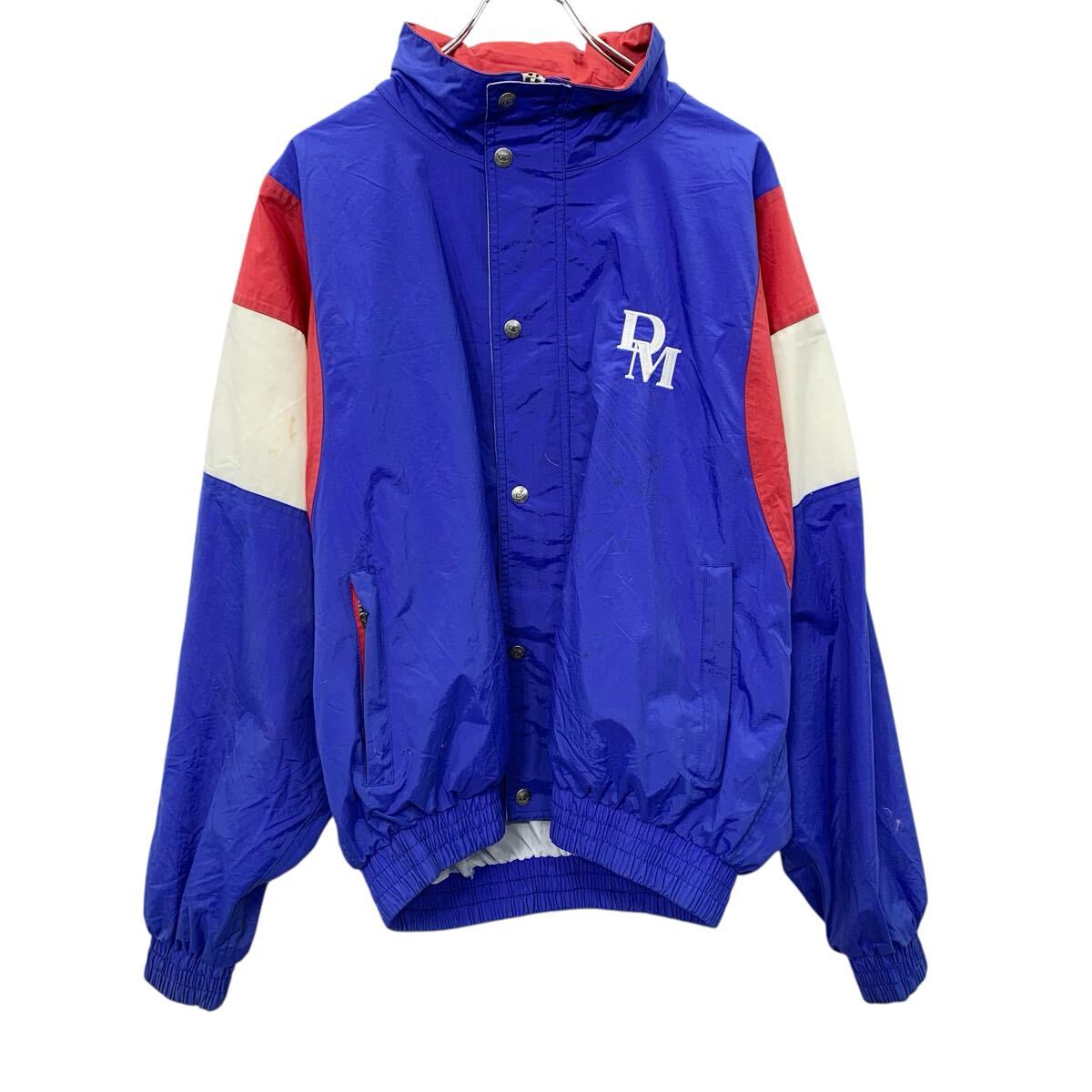 中古古着 Champion ナイロンジャケット XL ホワイト