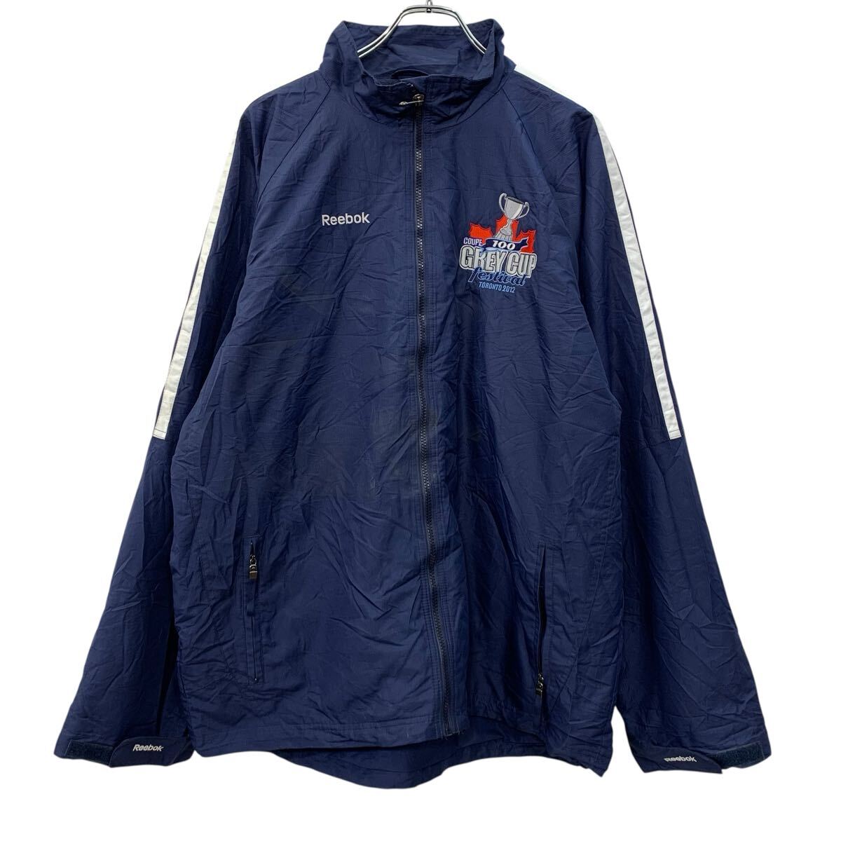楽天市場】Reebok リーボック ウィンドブレーカージャケット ネイビー